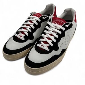 Project‎ Sustainability P448 Leather Sneakers Bali Italy EU 48 US 13.5 White